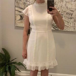 Adrianna Papell short sleeve chiffon dress